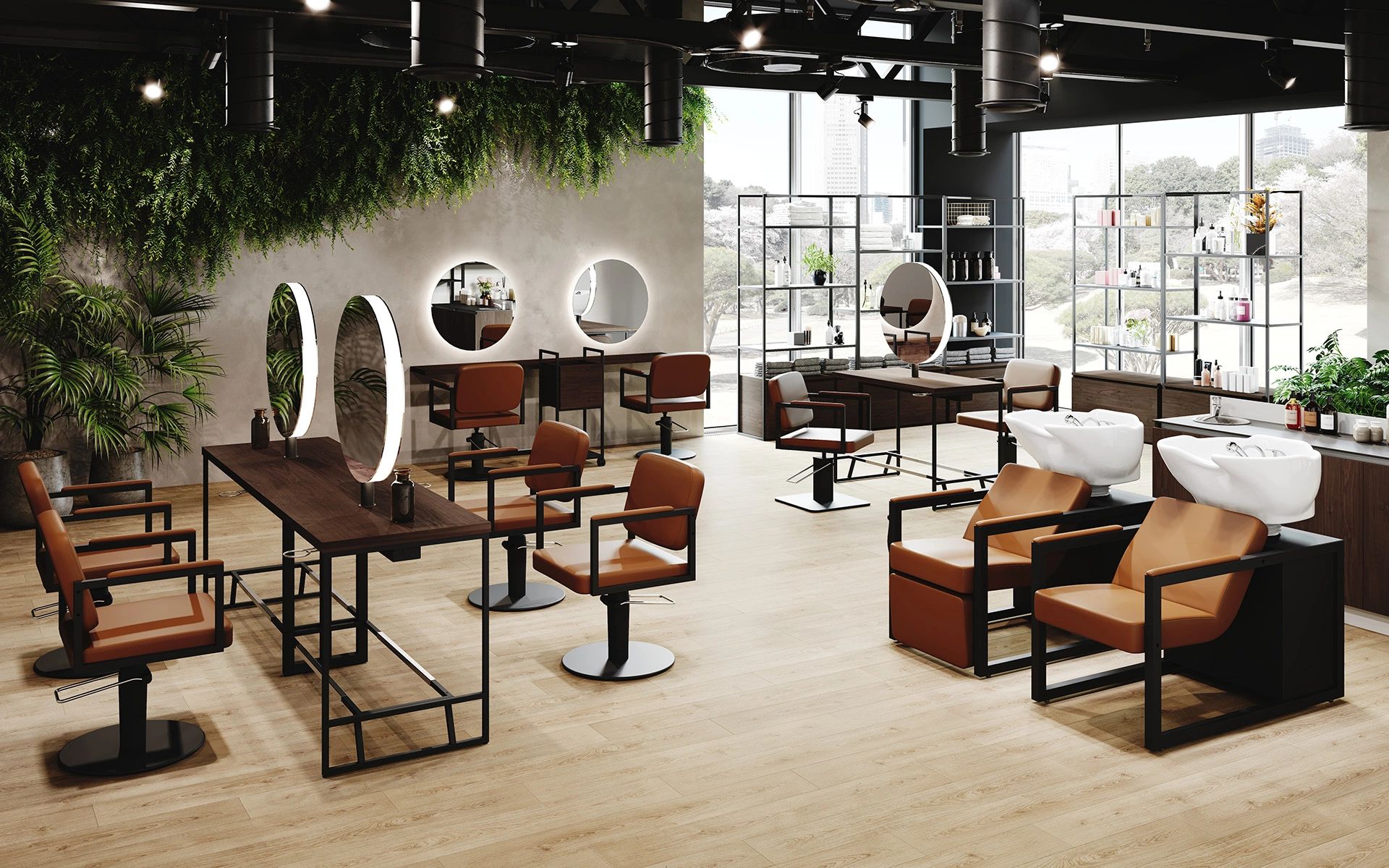 Karisma Salon Equipment & their Interior Salon Designs (priced)